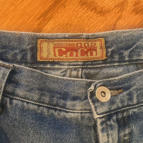 Coco Ankle length or roll up jeans, wide, leg, high waist, size 14 W - Picture 5 of 12